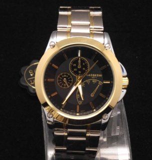 NEW Luxury Analog Sport Men's Steel Wrist Watch Gift 227 1 Black & Gp Watches