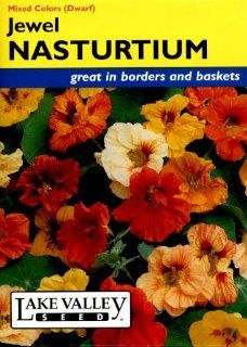 Lake Valley 205 Nasturtium Jewel Dwarf Mix Heirloom Seed Packet  Flowering Plants  Patio, Lawn & Garden