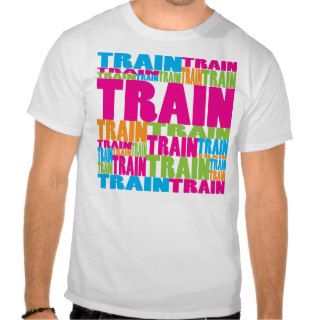 Colorful Train T shirt