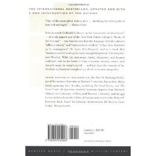 The Affluent Society John Kenneth Galbraith 9780395925003 Books