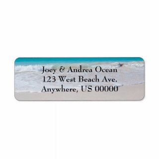 Beach and Ocean Custom Return Address Labels