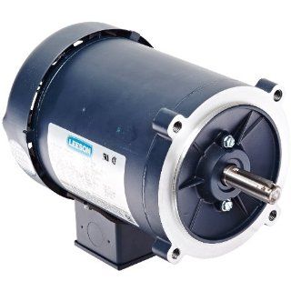 Leeson 102860.00 General Purpose C Face Motor, 3 Phase, S56C Frame, Round Mounting, 1/2HP, 1800 RPM, 208 230/460V Voltage, 60Hz Fequency Electronic Component Motor Drives