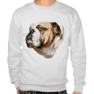 Bulldog Bust Pullover Sweatshirts