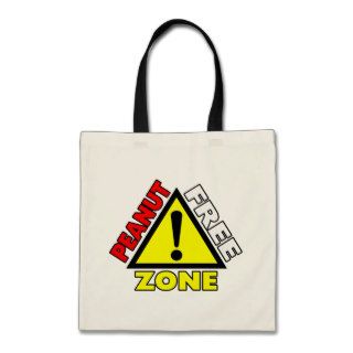 Peanut Free Zone (Peanut Allergy) Bag