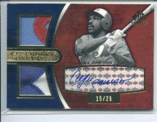 2004 SP Game Used Patch Legendary Fabrics Autograph Dual #AD Andre Dawson/25 Sports Collectibles