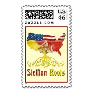 Sicilian Roots Postage Stamps