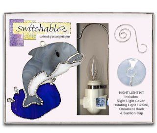 Switchables   SW236K   DOLPHIN   Stained Glass Night Light Kit    