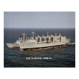 USS WABASH (AOR 5) POSTER