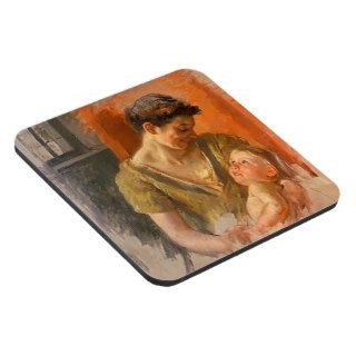 Mary Cassatt  Mother & Child Smiling at Each Other Drink Coaster