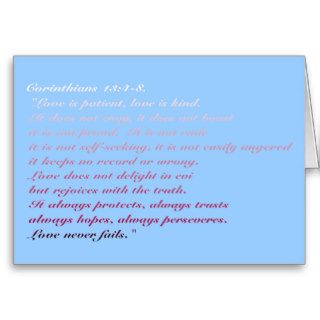 Corinthians Bible Verse Greeting Card