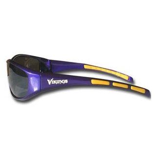 Minnesota Vikings Sunglasses Plastic Screen Printed Team Logo Rubber Team Colored Accents  Hunting Safety Glasses  Sports & Outdoors