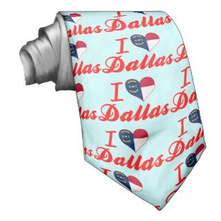 I Love Dallas, North Carolina Neck Wear