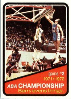 1972 73 Topps Basketball #241 ABA Championship 1 Indiana Pacers ENCASED NBA CARD Sports Collectibles