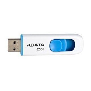 ADATA 8GB USB Flash Drive (White) Digital To Analog Converters