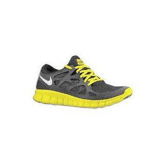 Nike Free Run + 2   Mens   Black/Reflective Silver/Electric Lime Shoes