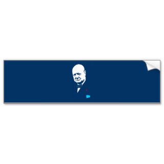 Winston Churchill Bumper Sticker