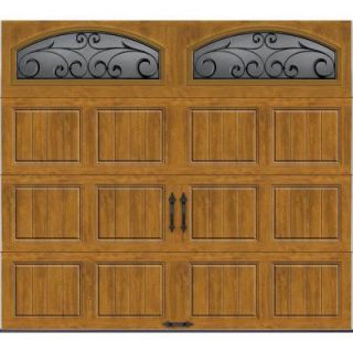 Clopay Gallery Collection 8 ft.x7 ft. 18.4 R Value Intellicore Insulated Ultra Grain Medium Garage Door with Decorative Window GR2SU_MO_WIA2