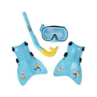 SpongeBob SquarePants Deluxe Swim Set  Swimming Goggles  Sports & Outdoors