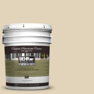 BEHR Premium Plus Ultra 5 gal. #760C 3 Wild Honey Semi Gloss Enamel Exterior Paint 585405