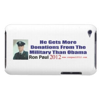 He Gets More Donations Military Than Obama Barely There iPod Case