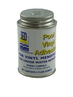 JED Pool Tools 35 245 01 Can Adhesive for Swimming Pool, 4 Ounce  Swimming Pool Maintenance Kits  Patio, Lawn & Garden