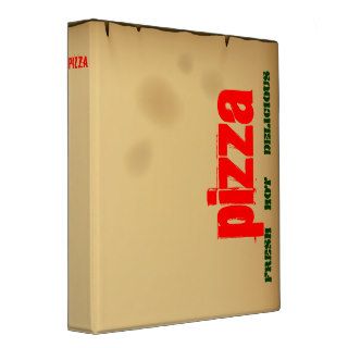 Greasy Pizza Box Binders