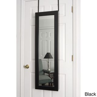 Contemporary Over the Door Wall Hanging Mirrored Jewelry Armoire Armoires