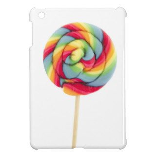 Giant rainbow candy lollipop iPad MINI case