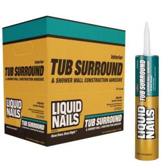 Liquid Nails 10 oz. VOC Tub Surround and Shower Walls Adhesive (24 Pack) LN 715 CP