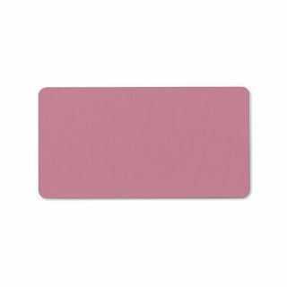 Puce High End Color Coordinated Address Label