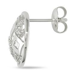 Miadora Sterling Silver 1/5ct TDW Diamond Earrings (G H, I2 I3) Miadora Diamond Earrings
