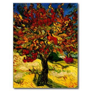 Van Gogh Mulberry Tree (F637) Fine Art Postcard