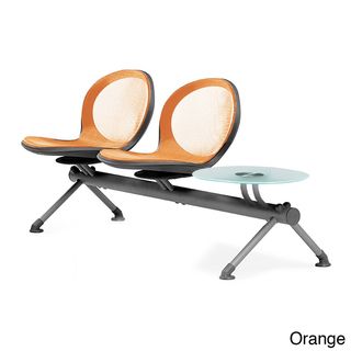 OFM NET Series 3 piece Beam Seat and Table Unit OFM Visitor Chairs