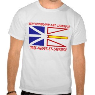 Flag of Newfoundland and Labrador Tee Shirts