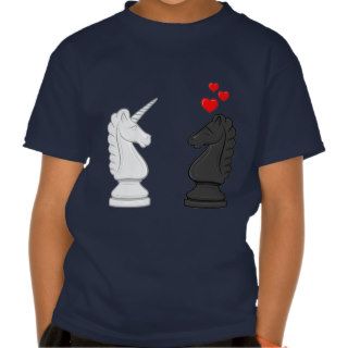 Unicorn Chess Knight T shirts