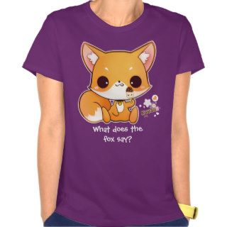 What does the fox say tee shirts
