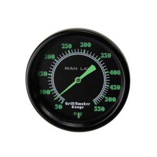 MAN LAW BBQ Series Grill and Smoker Thermometer with Glow in the Dark Dial MANT702BBQ