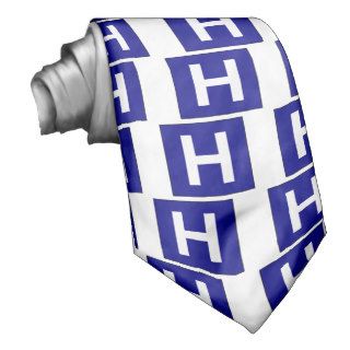 Hospital Sign Road Symbol Medical Doctor Custom Tie
