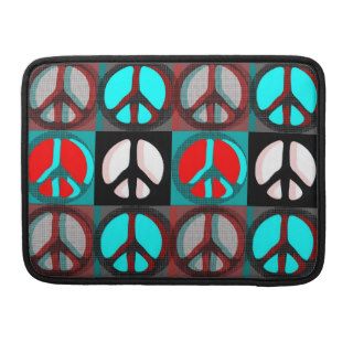Peace Sign Pattern Sleeves For MacBooks