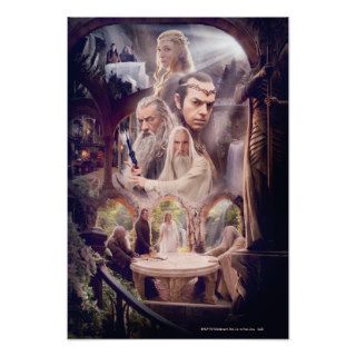 Rivendell Character Collage Print