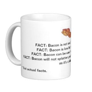 Bacon FACTS Mugs