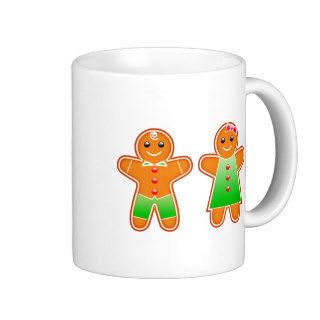 Gingerbread Couple Coffee Mugs