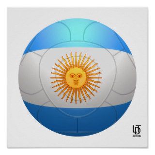 Argentina    La Albiceleste Football Posters