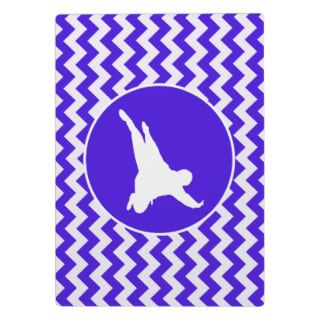 Blue Violet Chevron; Ninja Photo Plaques