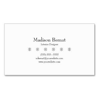 Marie   Black Business Card Template