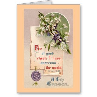 A Holy Easter Vintage Christian Cards