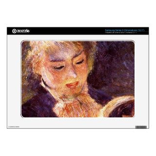 Woman Reading by Pierre Renoir Samsung Chromebook Skins