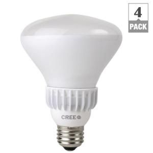 Cree 65W Equivalent Daylight (5000K) BR30 Dimmable LED Flood Light Bulb (4 Pack) BBR30 06550FLF 12DE26 1U100