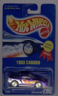 Hot Wheels 1991 262 1993 Camaro All Blue Card 164 Scale Toys & Games