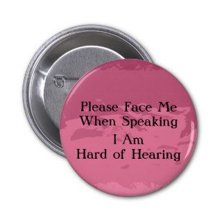 Wine Hard of Hearing Button